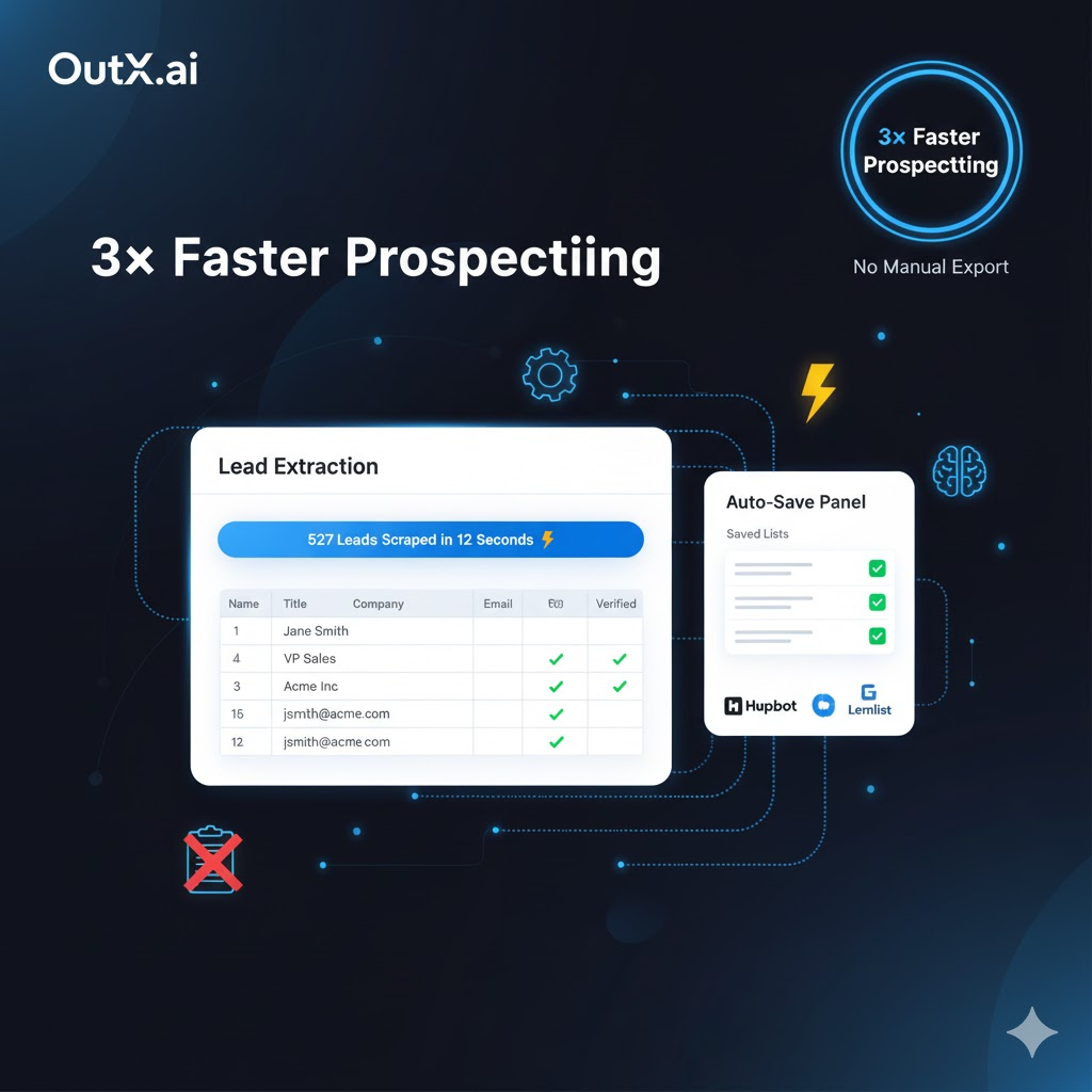 3× Faster Prospecting