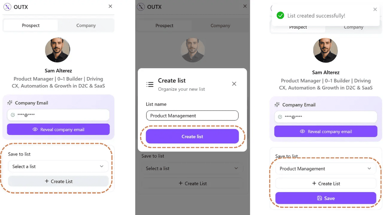 Step 3 - Add contacts and firms